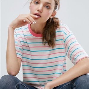 ASOS Candy Stripe T-Shirt